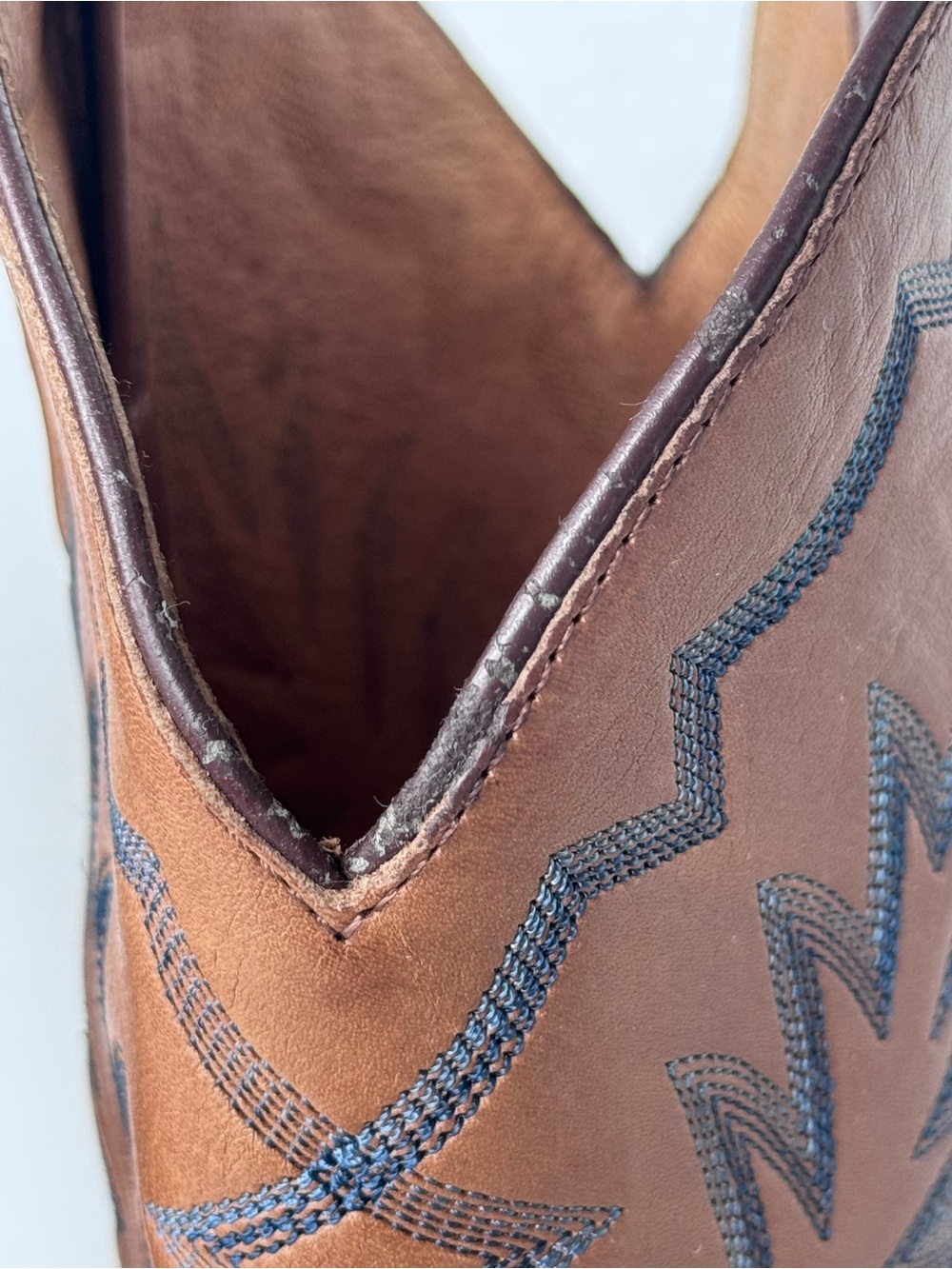 Ariat Heritage Pointy Western Cowboy Tall Leather Boots Men’s Size 9 - Picture 5 of 12